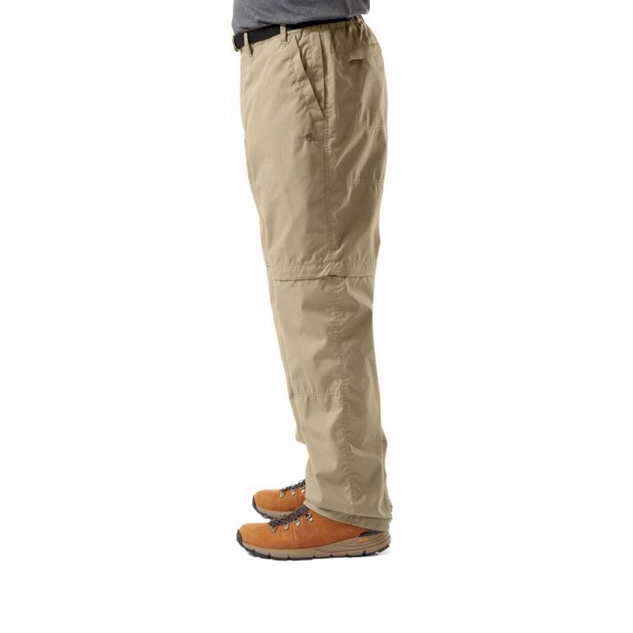 Khaki Craghoppers Kiwi Men's Trousers | AXC7567HB