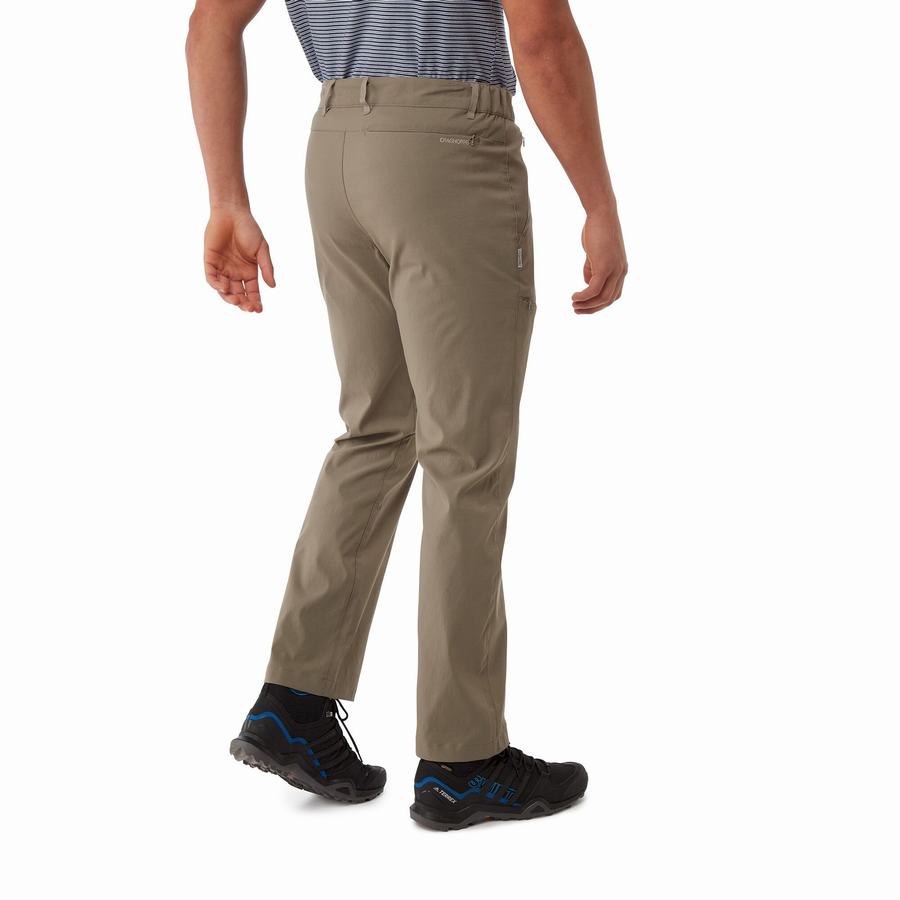 Khaki Craghoppers Kiwi Pro II Men's Trousers | CCD278GE