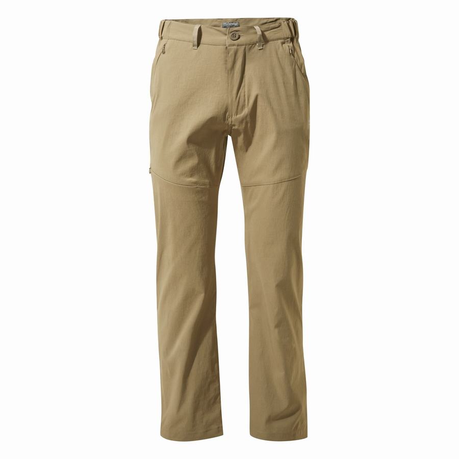 Khaki Craghoppers Kiwi Pro II Men's Trousers | CCD278GE