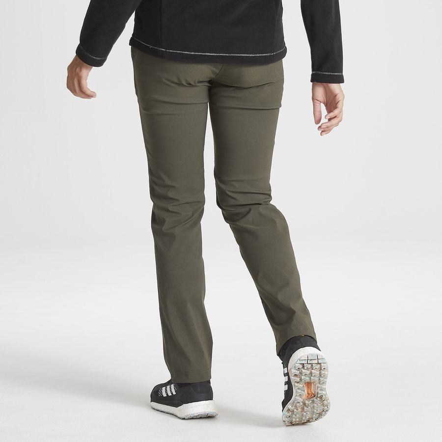 Khaki Craghoppers Kiwi Pro II Women's Trousers | EHC6890FG