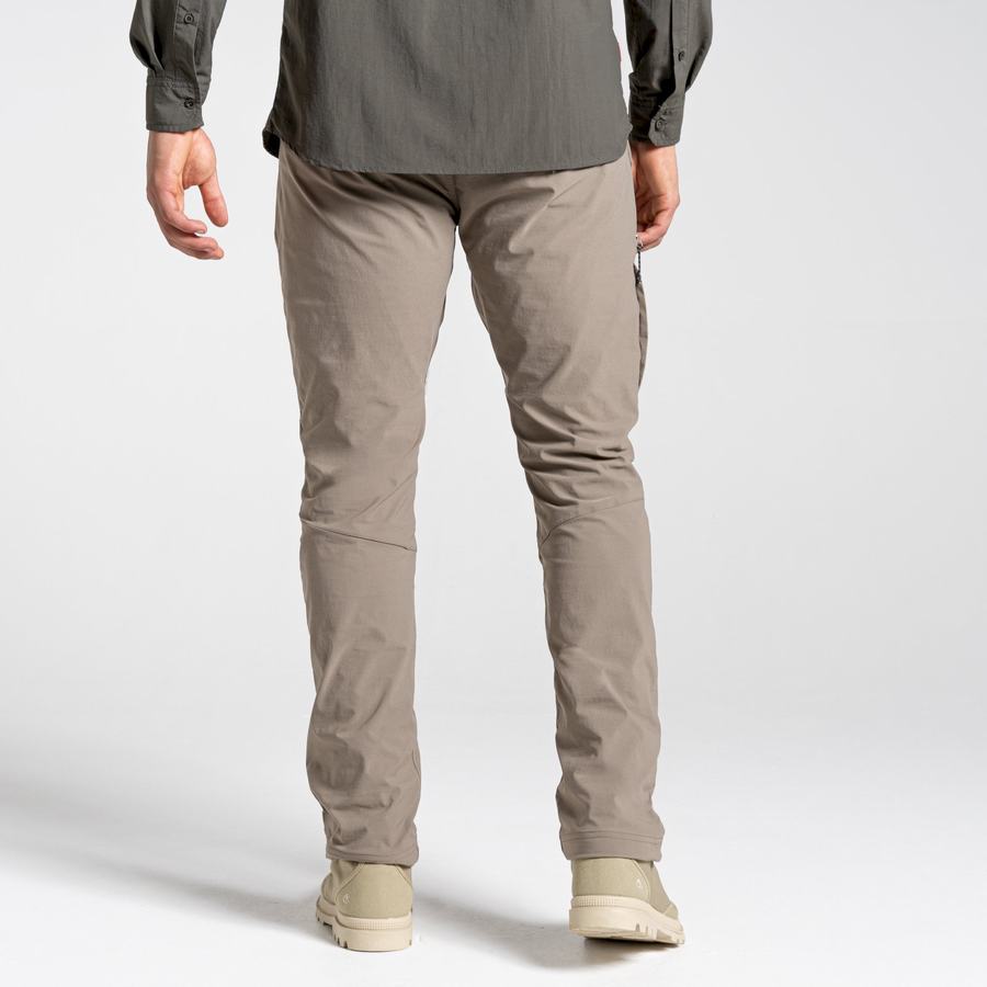 Khaki Craghoppers NosiLife Pro Active Men's Trousers | YKH9733YQ