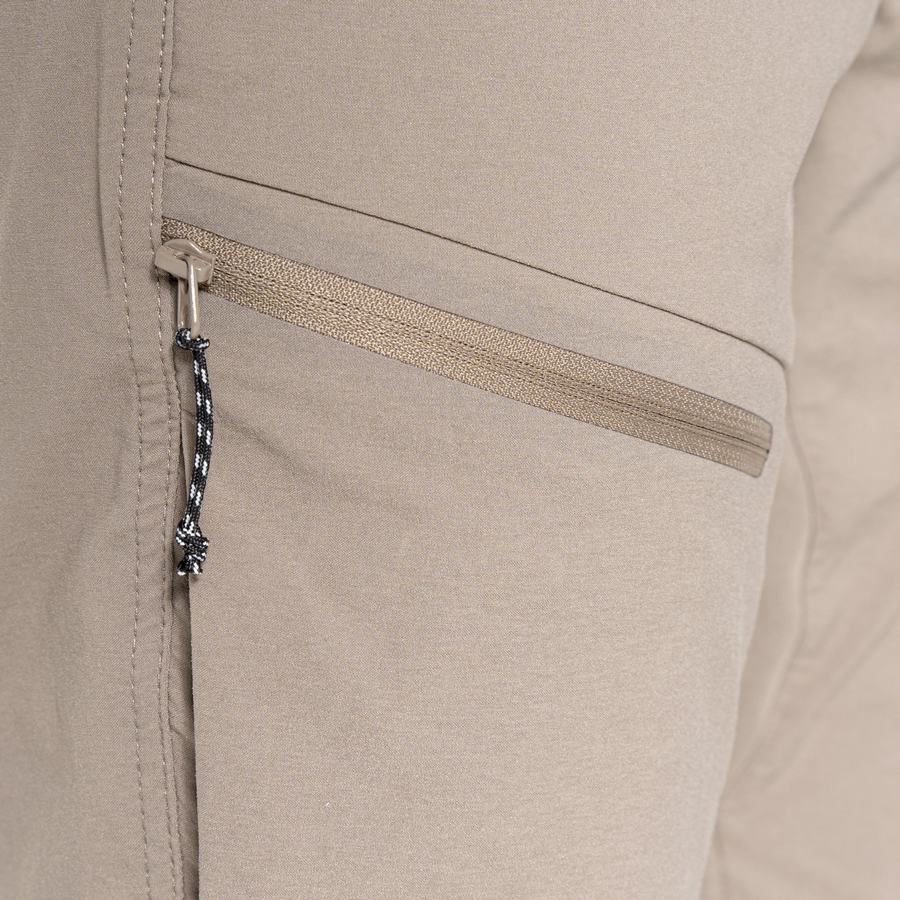 Khaki Craghoppers NosiLife Pro Active Men's Trousers | YKH9733YQ