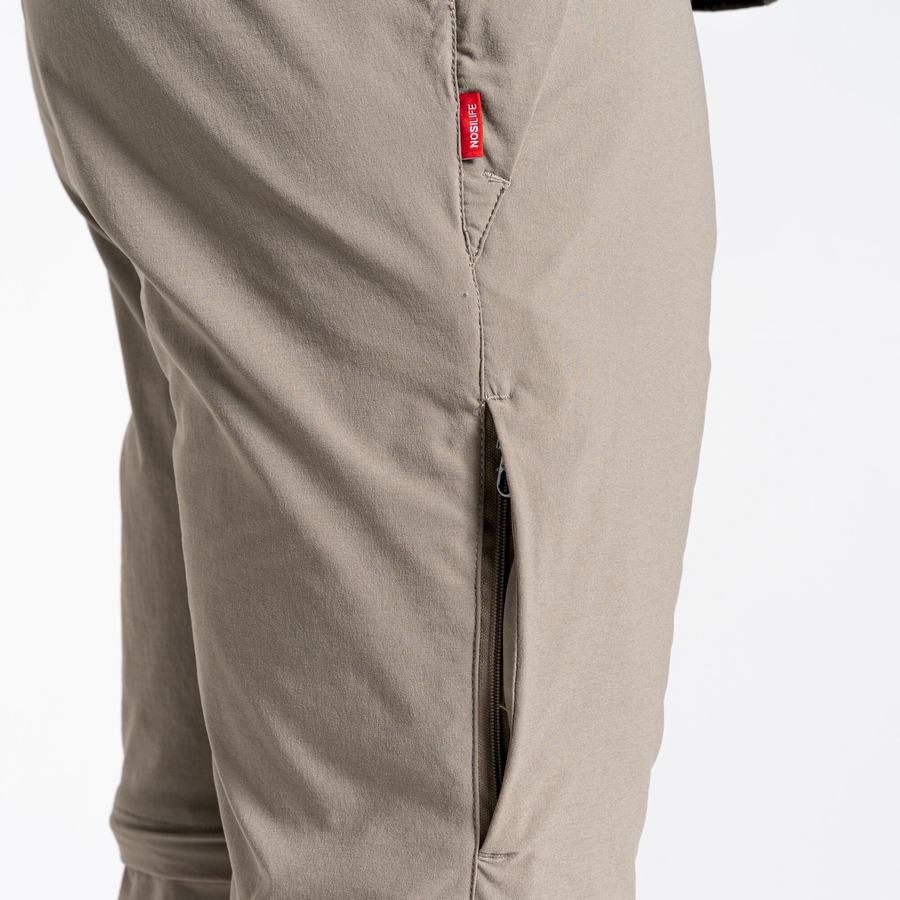 Khaki Craghoppers NosiLife Pro II Men's Trousers | YWF4860EG