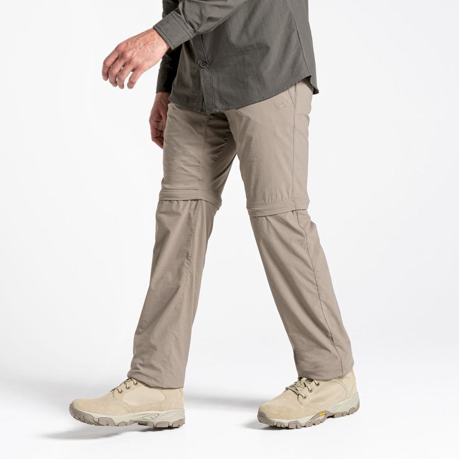 Khaki Craghoppers NosiLife Pro II Men\'s Trousers | YWF4860EG