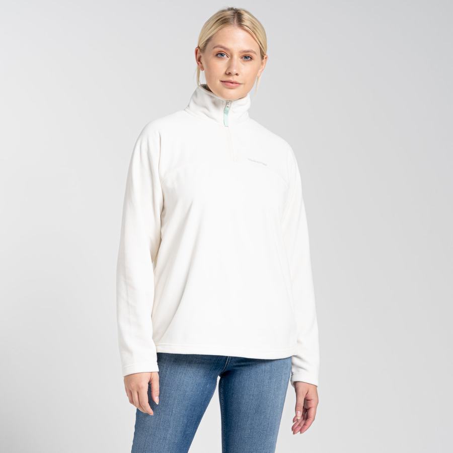 Light Blue Craghoppers Cabrillo Half Zip Women's Sweaters | MEY7947AL