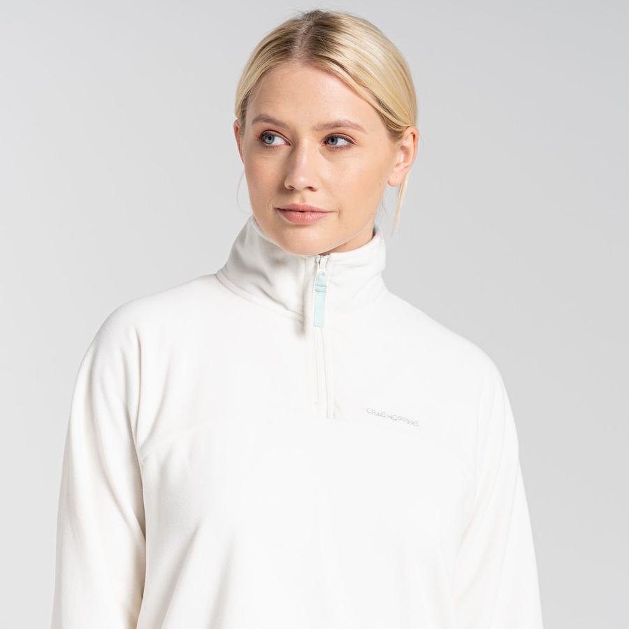 Light Blue Craghoppers Cabrillo Half Zip Women's Sweaters | MEY7947AL