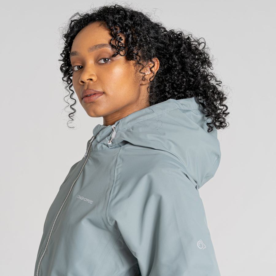 Light Blue Craghoppers Waterproof Salina Women's Jackets | NKW3054PD