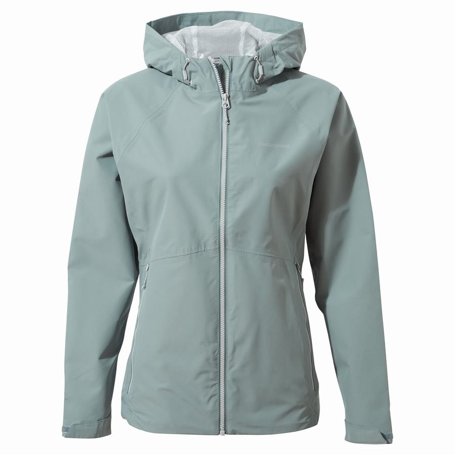 Light Blue Craghoppers Waterproof Salina Women's Jackets | NKW3054PD