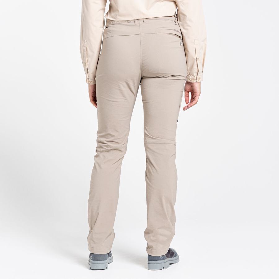 Light Brown Craghoppers NosiLife Pro II Women's Trousers | FRK1270LR