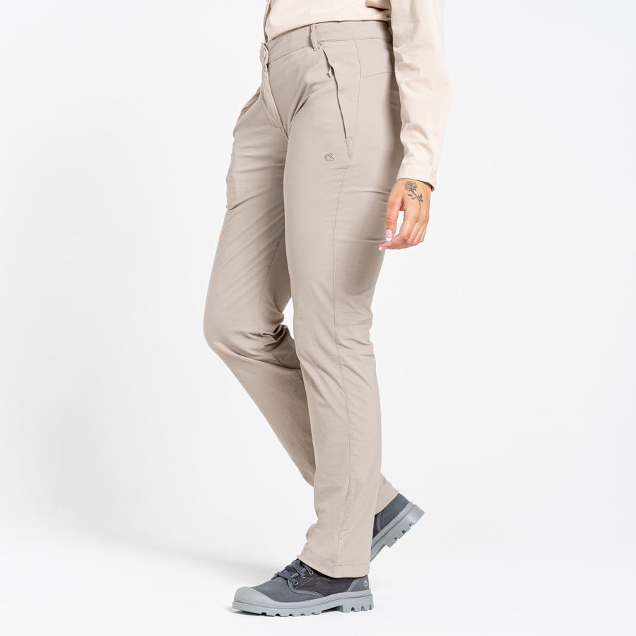 Light Brown Craghoppers NosiLife Pro II Women's Trousers | FRK1270LR