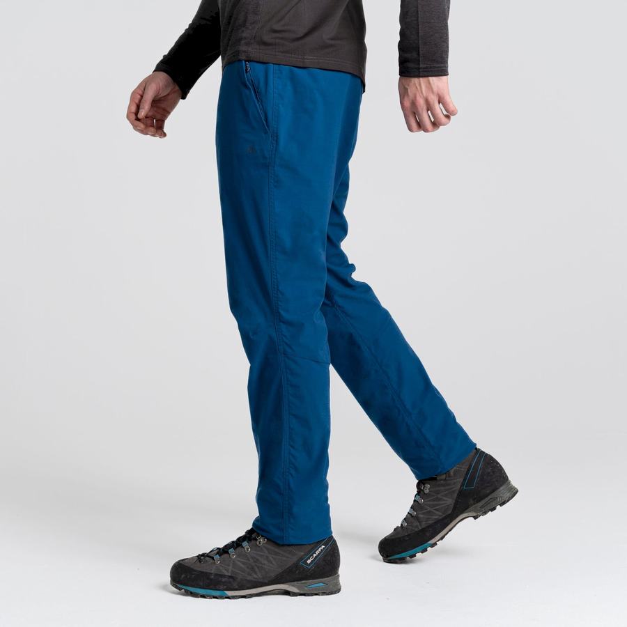 Navy Blue Craghoppers NosiLife Pro Active Men's Trousers | ZMK9472KN