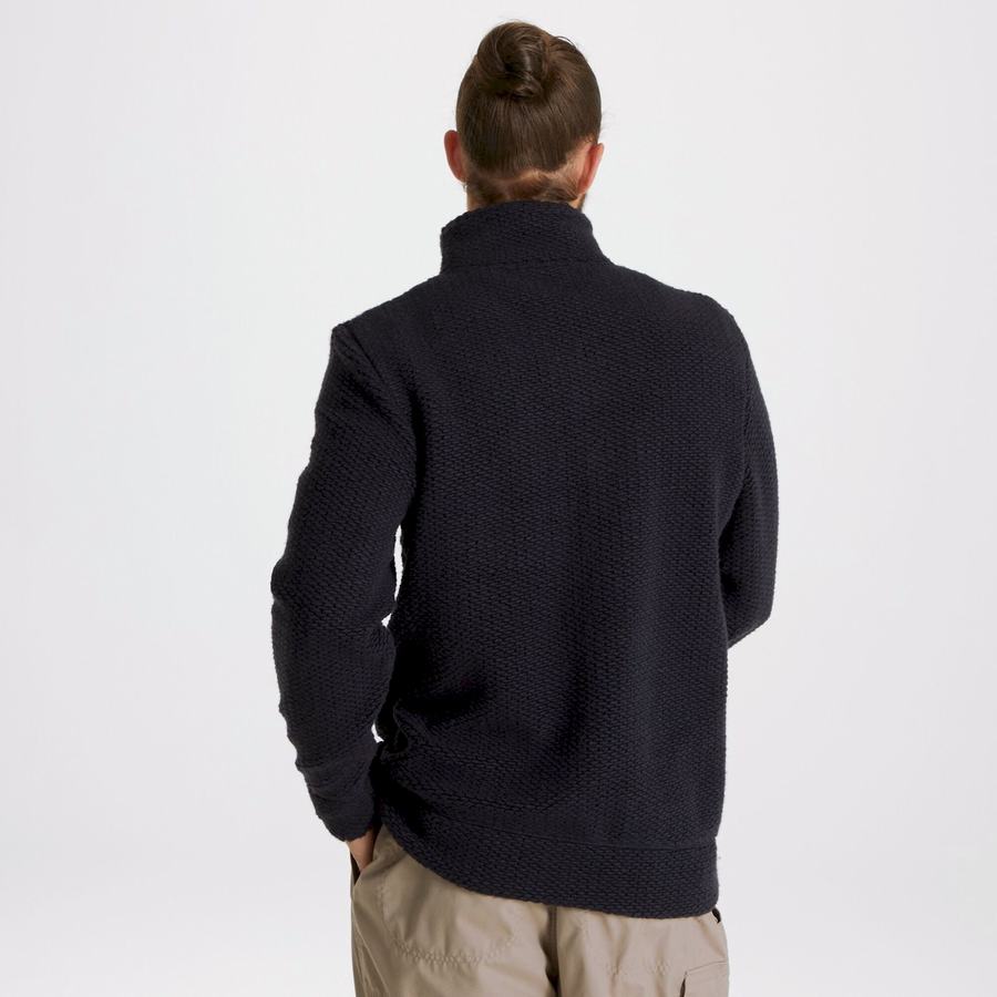 Navy Blue Craghoppers Ramsay Overhead Pullover Men's Sweaters | RCY3613UP