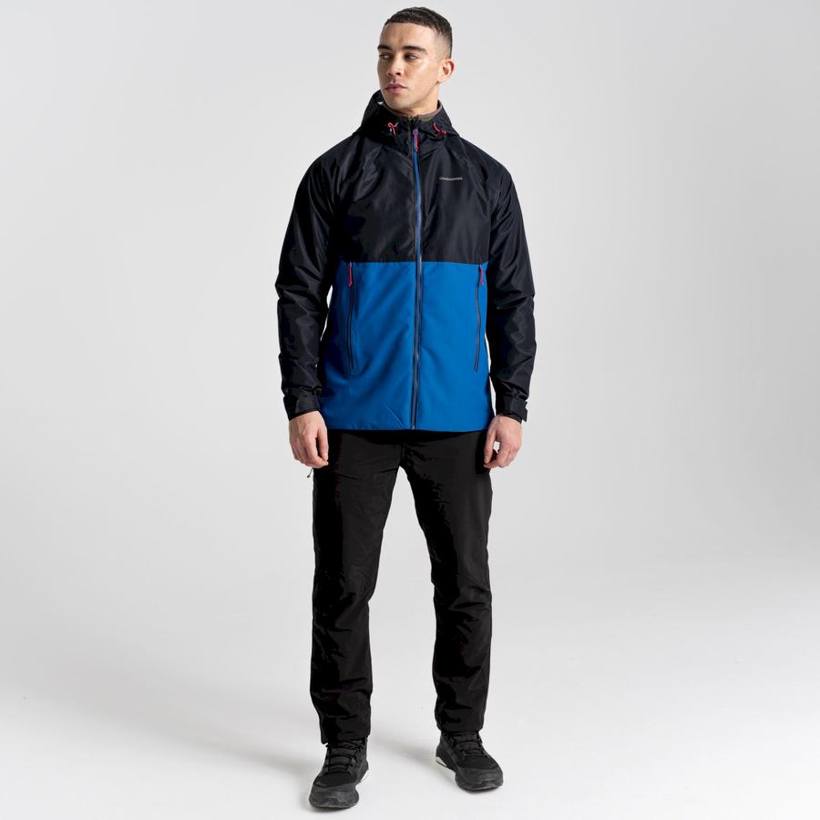 Navy Blue Craghoppers Sebastian Men's Jackets | YJR2783AP