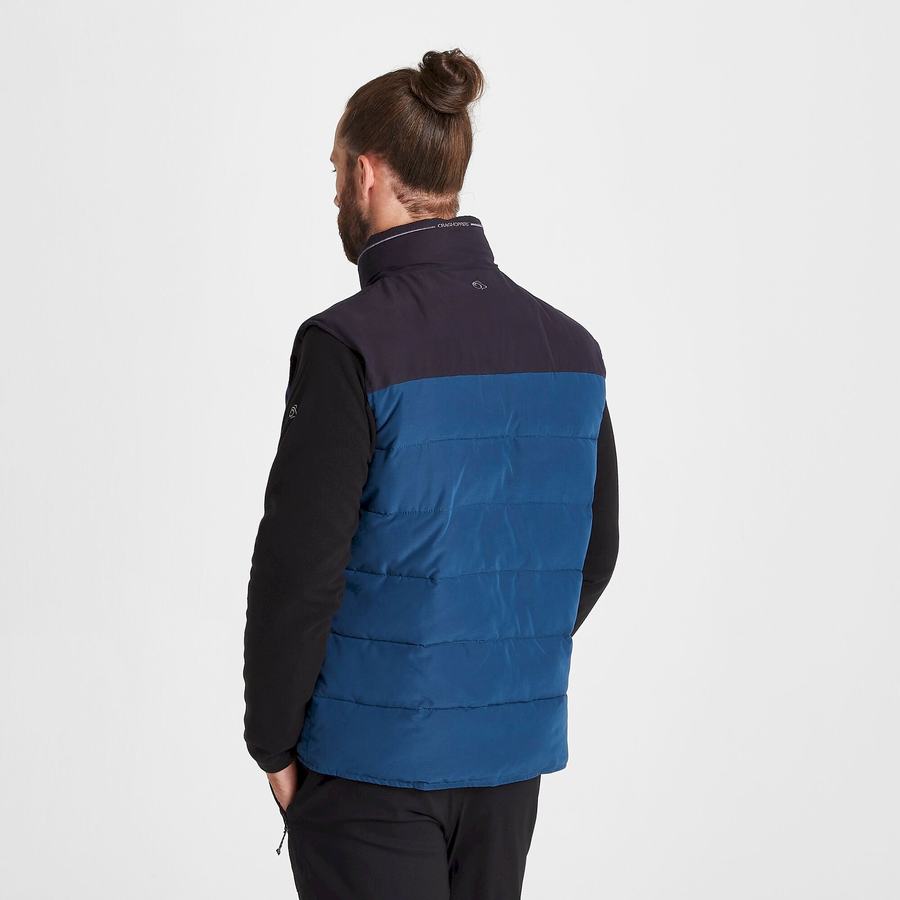 Navy Blue Craghoppers Trillick Downlike Men's Gilets | BSP3250VE