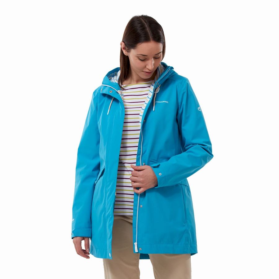 Navy Blue Craghoppers Waterproof Salia Women's Jackets | UHG8616WH