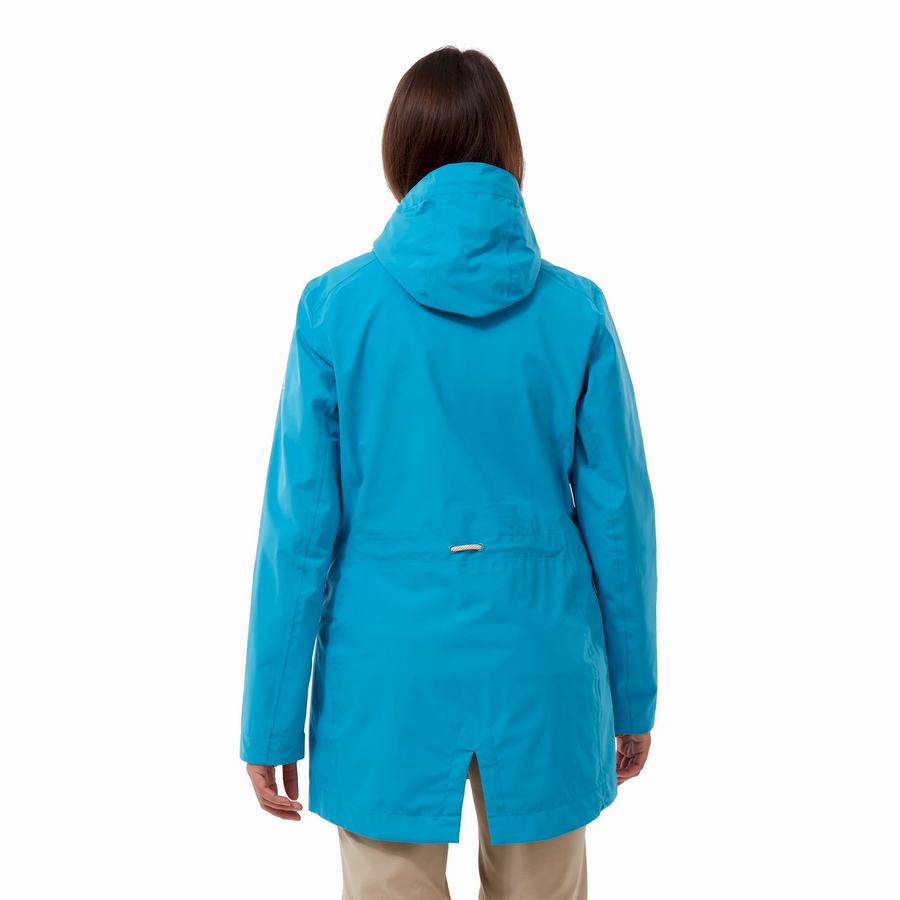 Navy Blue Craghoppers Waterproof Salia Women's Jackets | UHG8616WH