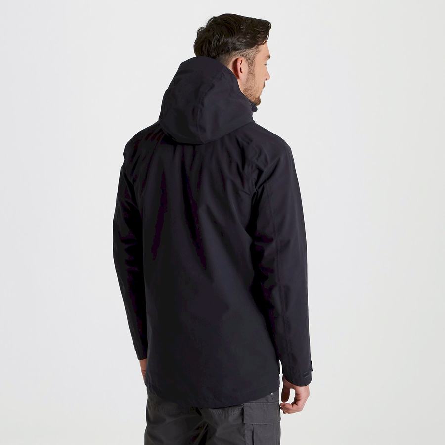 Navy Craghoppers Expert Kiwi Pro Stretch Long Men's Jackets | BIY7118YL