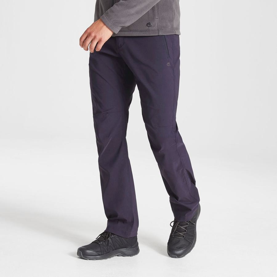 Navy Craghoppers Expert Kiwi Pro Stretch Men's Trousers | GQS634UL