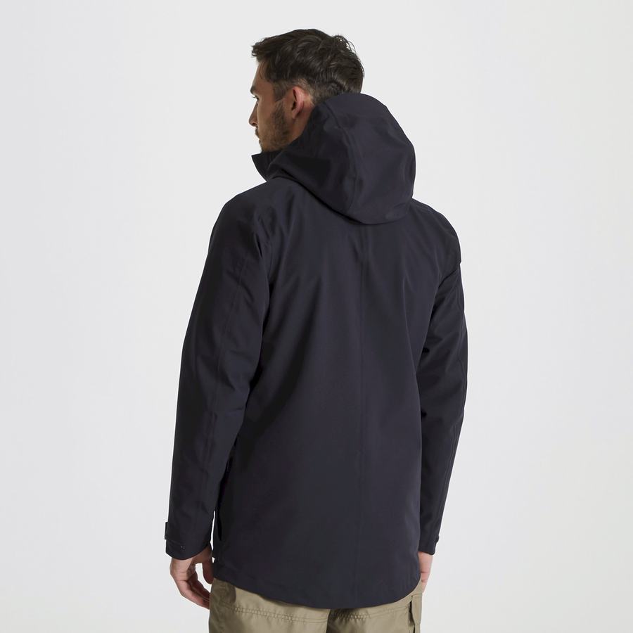 Navy Craghoppers Expert Kiwi Pro Stretch 3in1 Men's Jackets | YMN457IT