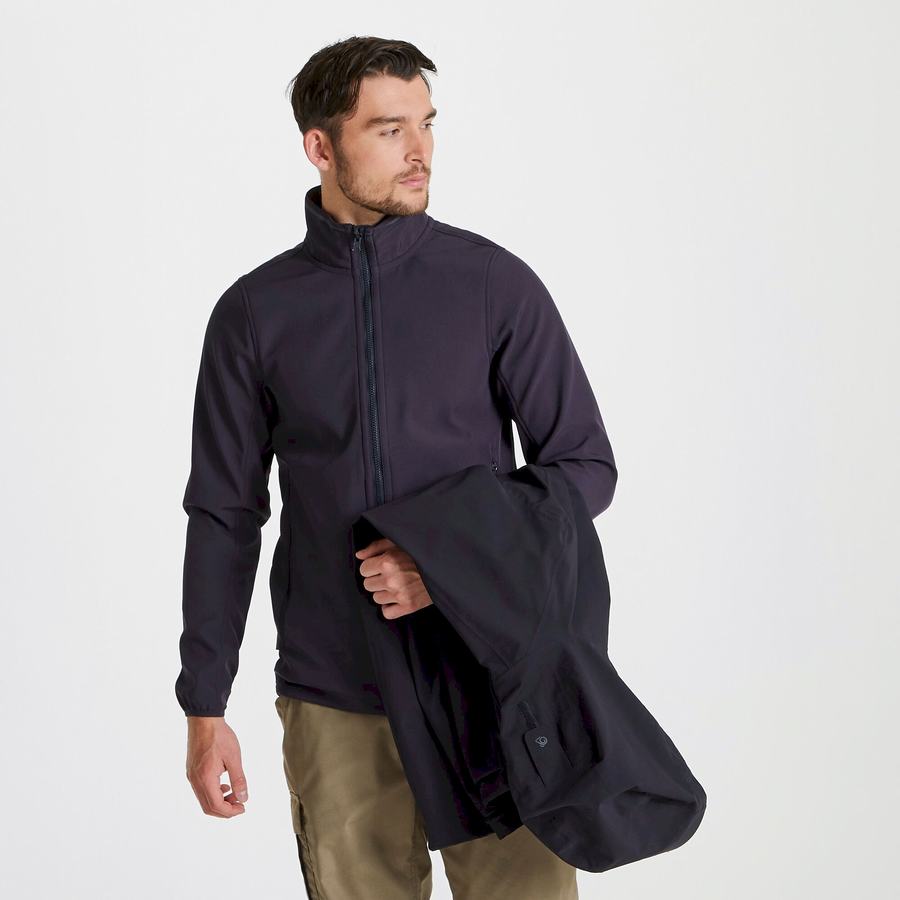 Navy Craghoppers Expert Kiwi Pro Stretch 3in1 Men's Jackets | YMN457IT