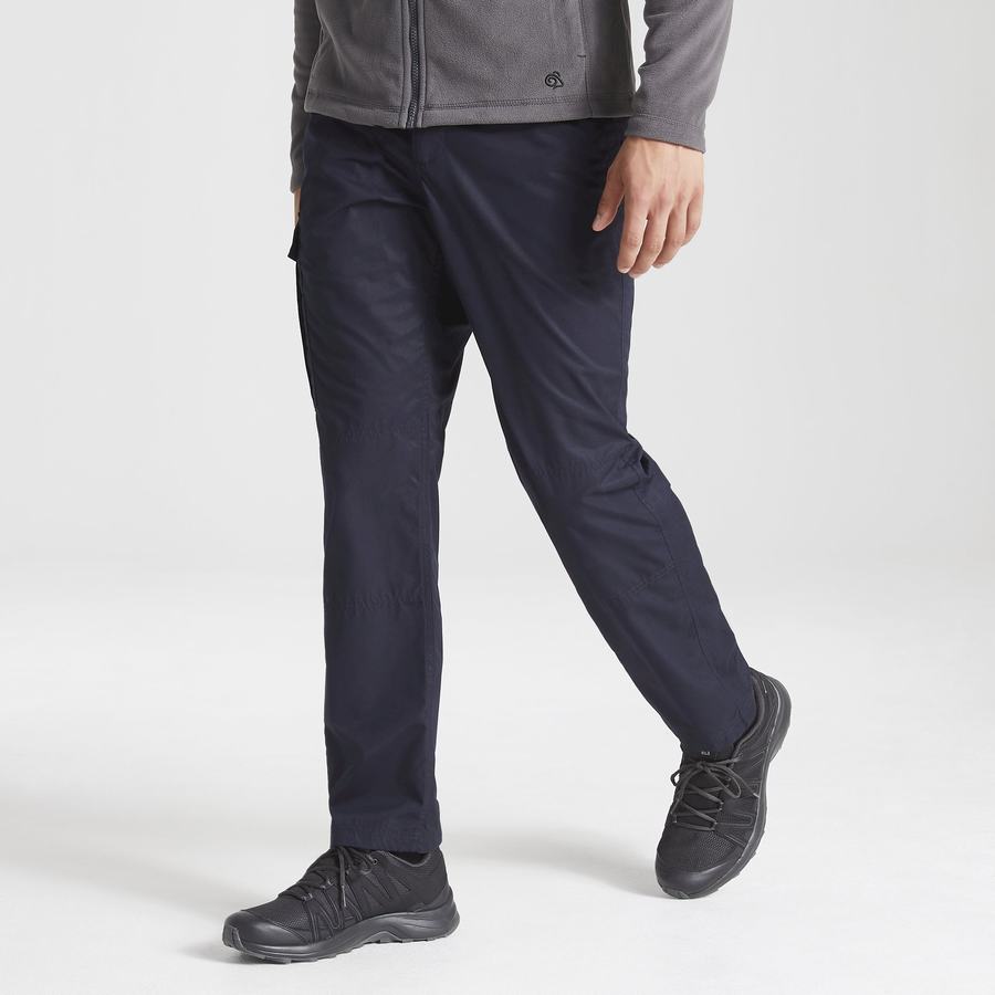 Navy Craghoppers Expert Kiwi Tailored Men's Trousers | FDS1127OX