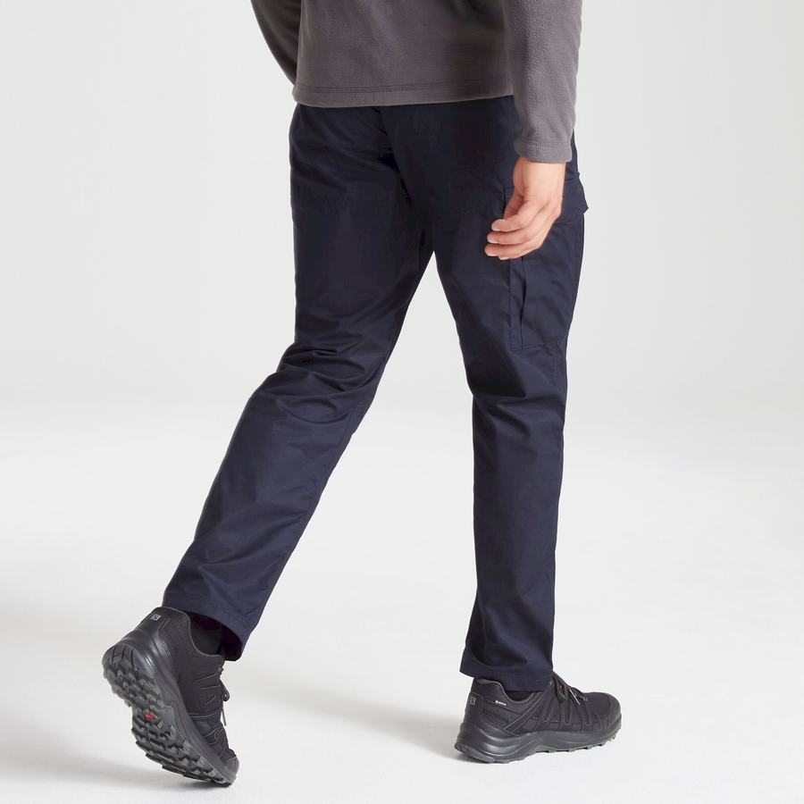 Navy Craghoppers Expert Kiwi Tailored Men's Trousers | FDS1127OX