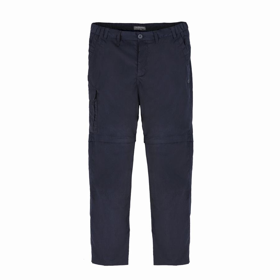 Navy Craghoppers Expert Kiwi Tailored Women's Trousers | TNF1225RN