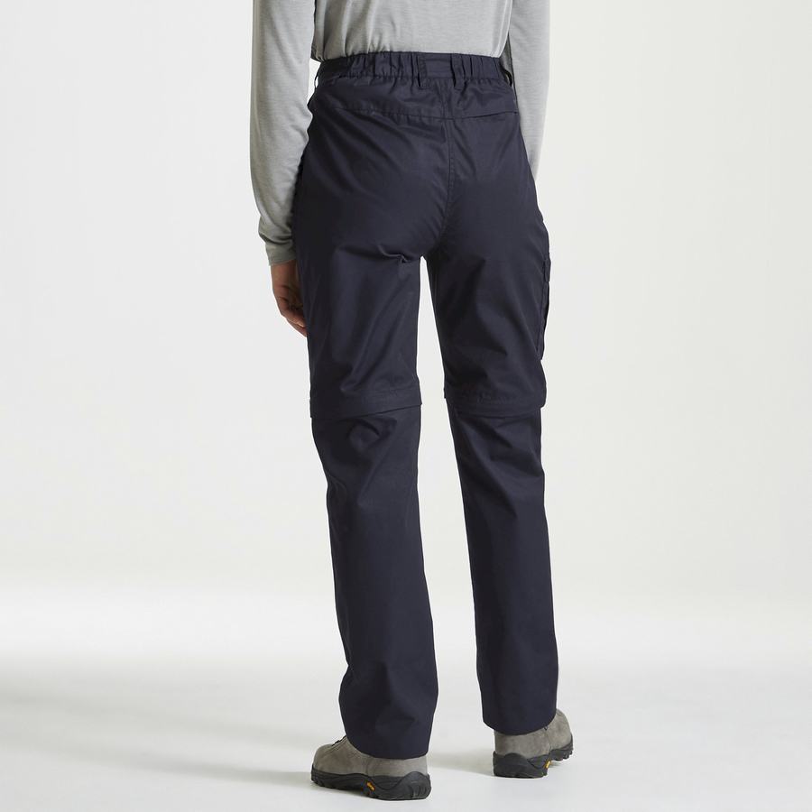 Navy Craghoppers Expert Kiwi Women's Trousers | WAL1415VU