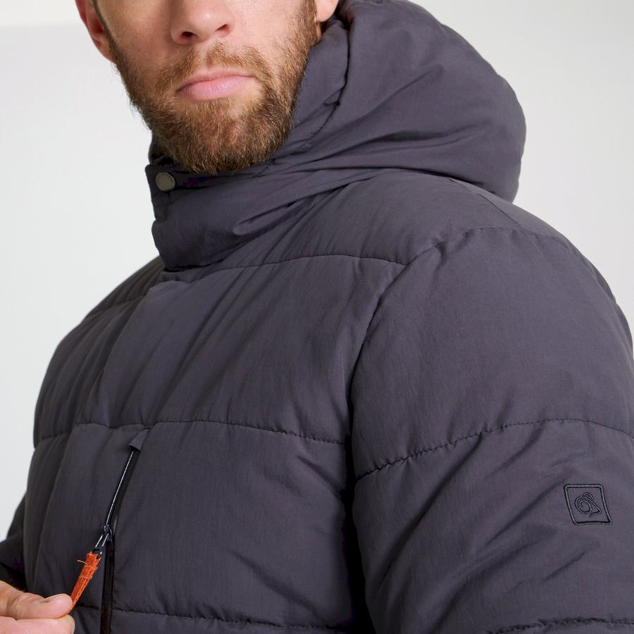 Navy Craghoppers Insulated Cromarty Men's Jackets | HLN3924TF