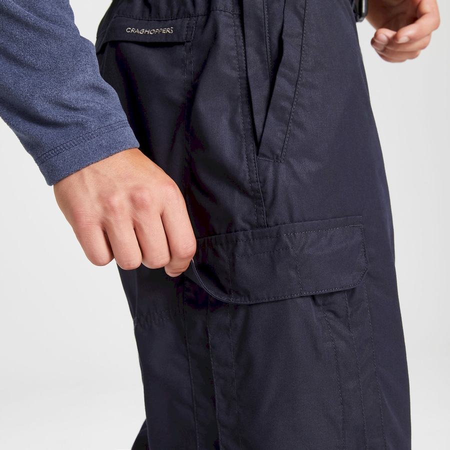 Navy Craghoppers Kiwi Classic Men's Trousers | HJG482NJ