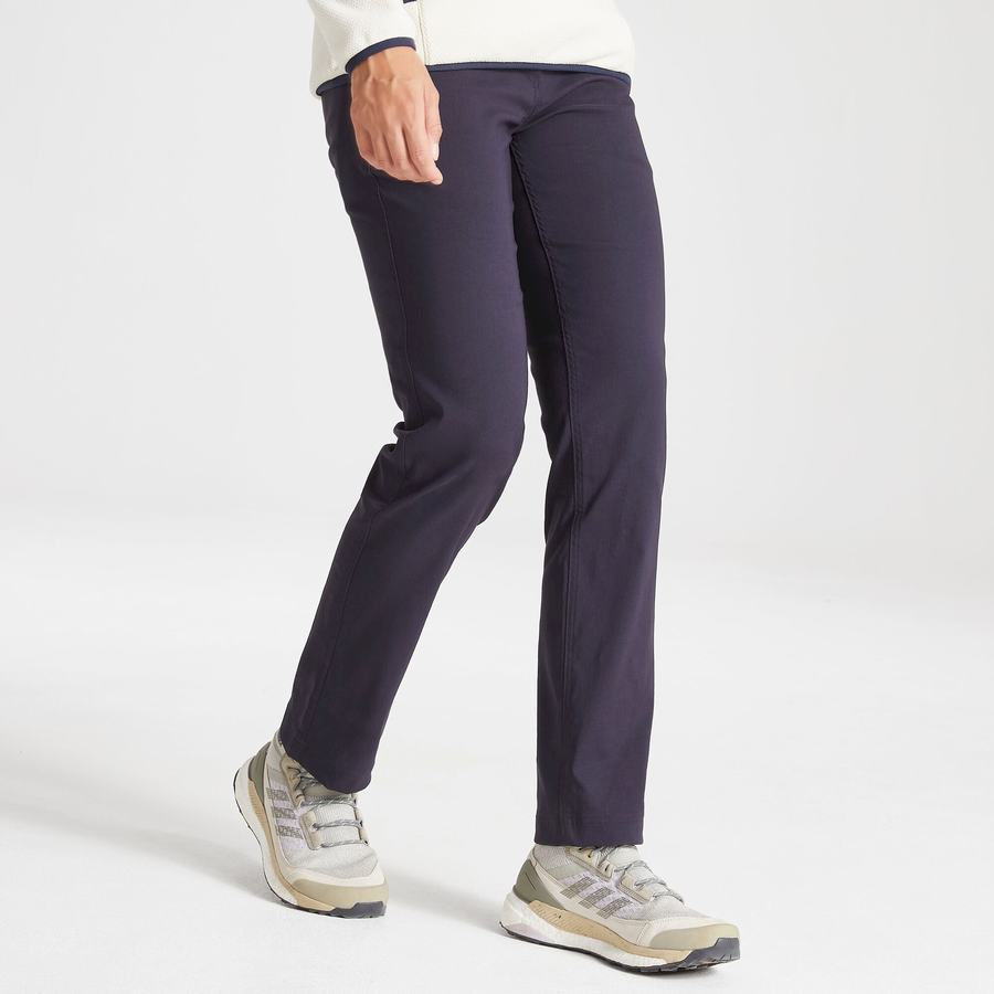 Navy Craghoppers Kiwi Pro II Women's Trousers | MND8988GH