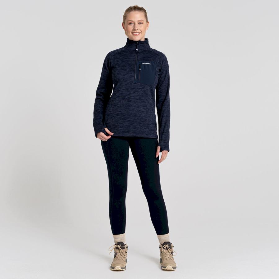 Navy Craghoppers Kiwi Thermal Women's Leggings | QZB1226ZI