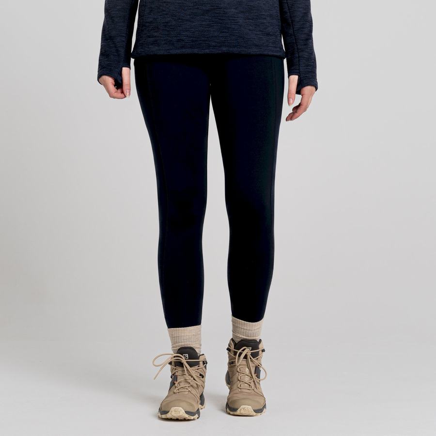 Navy Craghoppers Kiwi Thermal Women's Leggings | QZB1226ZI