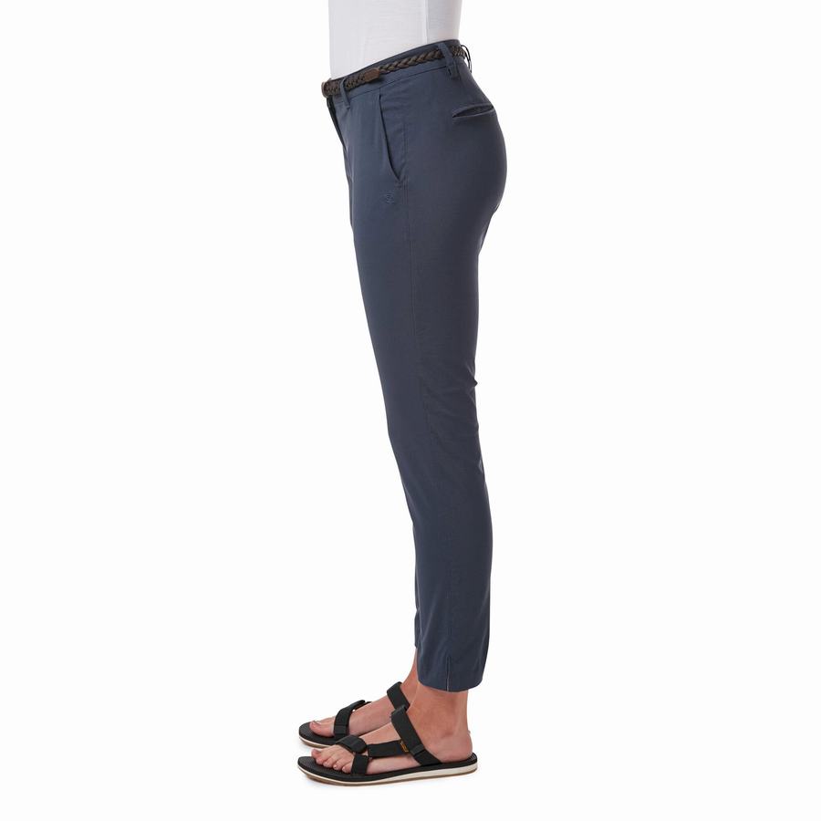 Navy Craghoppers NosiLife Briar Women's Trousers | TNN4018KE