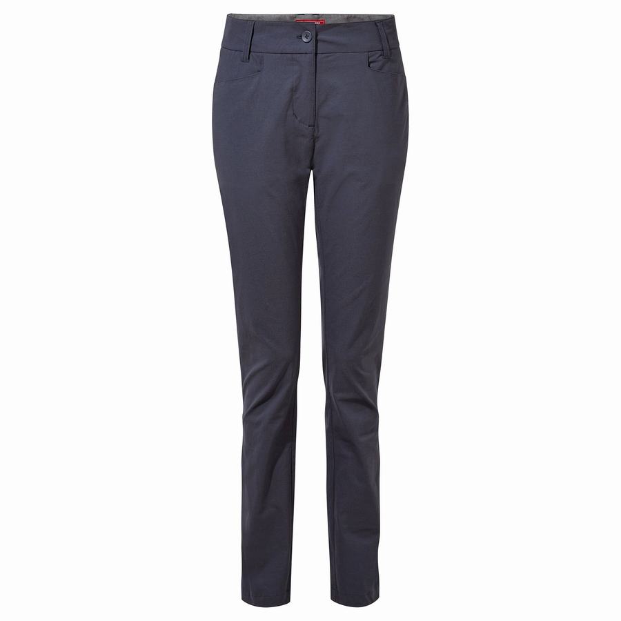 Navy Craghoppers NosiLife Clara II Women's Trousers | OTE626LK