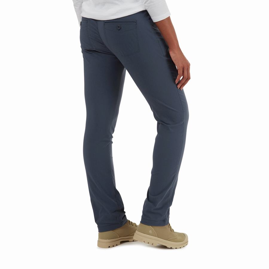 Navy Craghoppers NosiLife Clara II Women's Trousers | ZAA8112TX