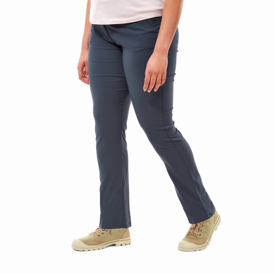 Navy Craghoppers NosiLife Clara II Women's Trousers | ZAA8112TX