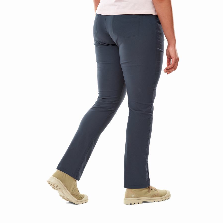 Navy Craghoppers NosiLife Clara II Women's Trousers | ZAA8112TX