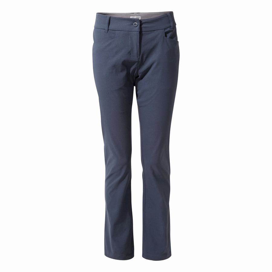 Navy Craghoppers NosiLife Clara II Women's Trousers | ZAA8112TX