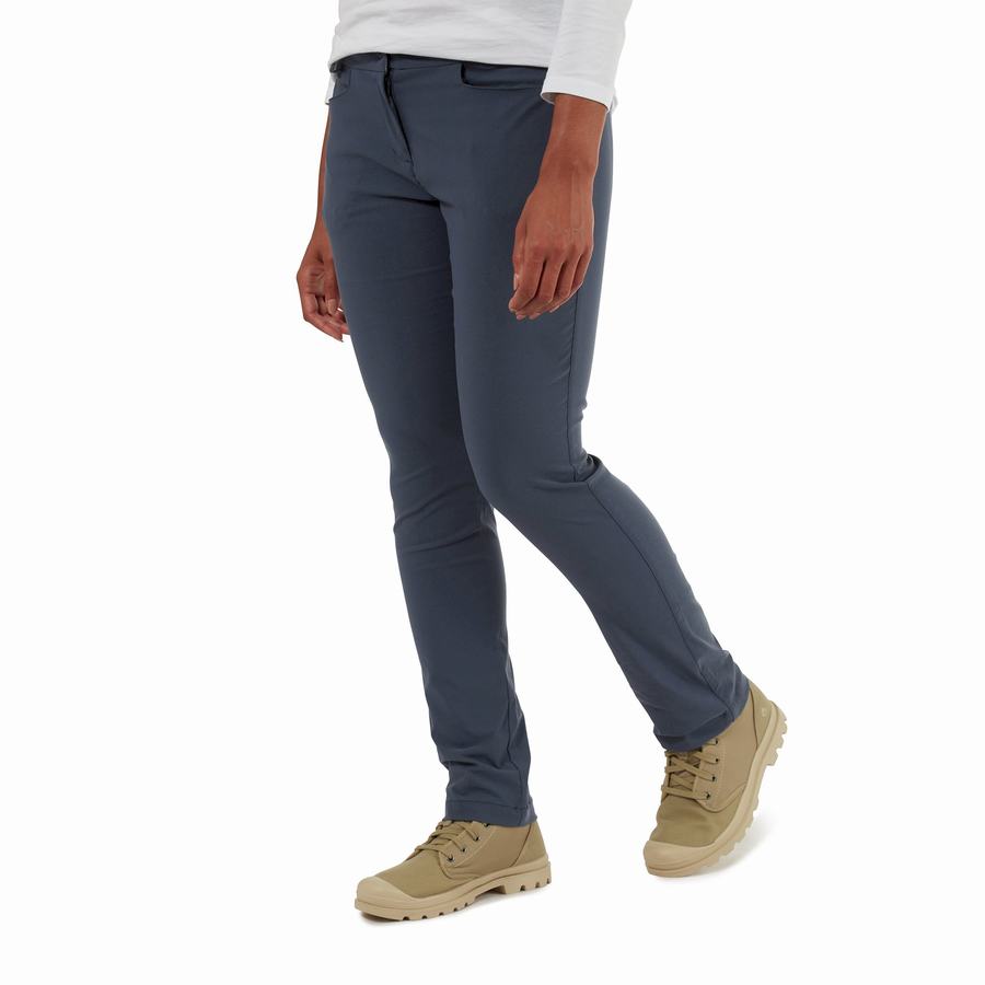 Navy Craghoppers NosiLife Clara II Women's Trousers | ZAA8112TX