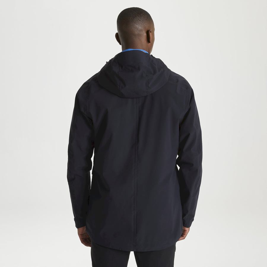 Navy Craghoppers Waterproof Lorton Men's Jackets | USQ8395HD