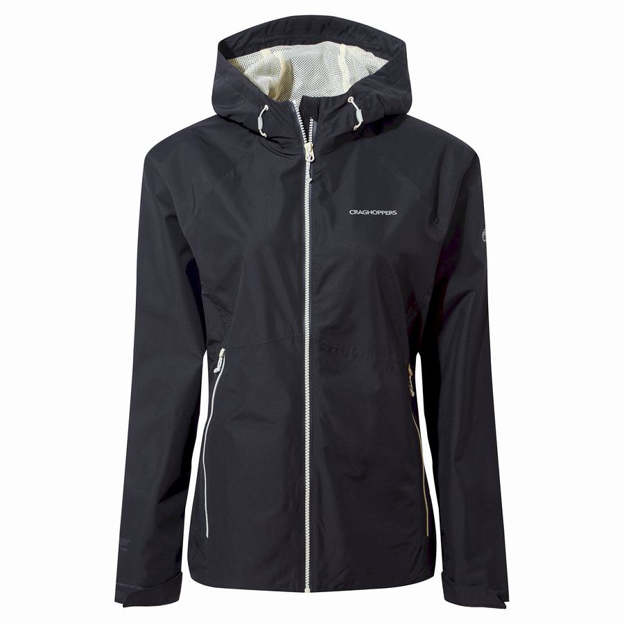 Navy Craghoppers Waterproof Salina Women's Jackets | RGV4635EY