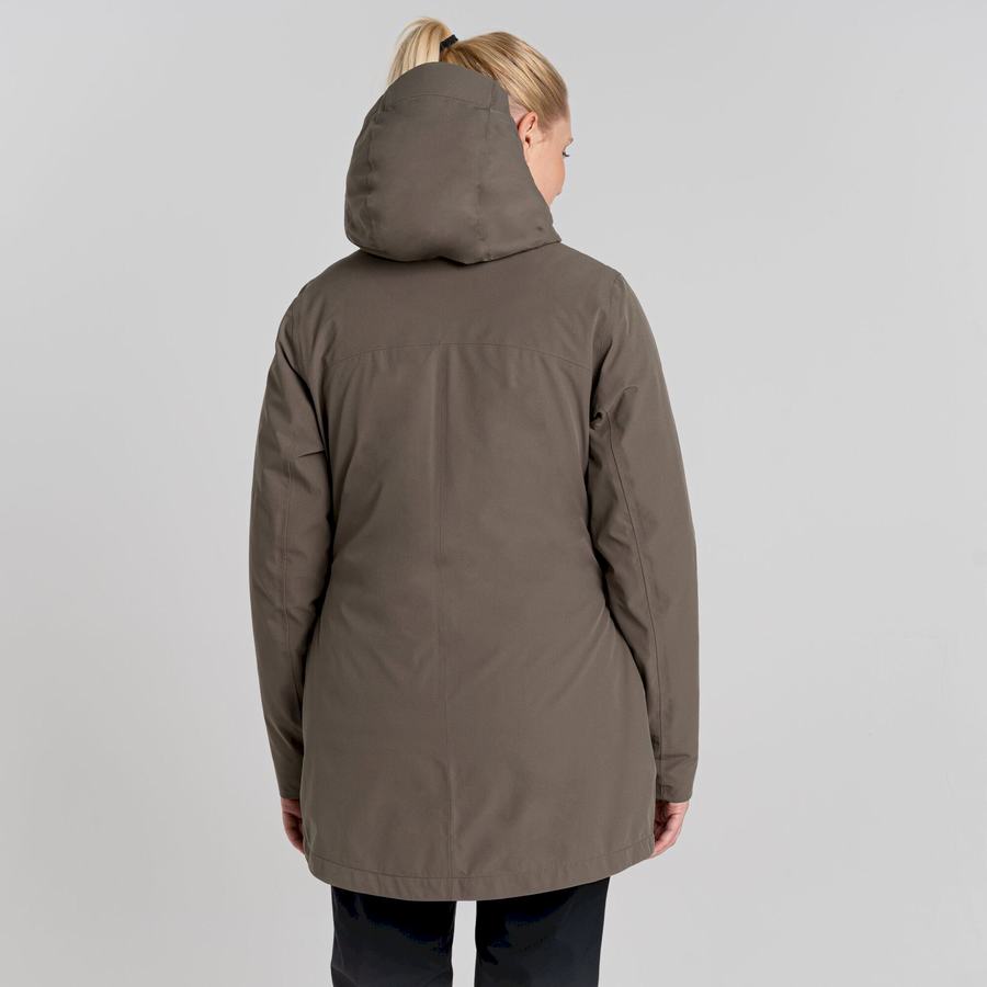 Olive Craghoppers Caldbeck Pro 3 in 1 Women's Jackets | PTE2771IB