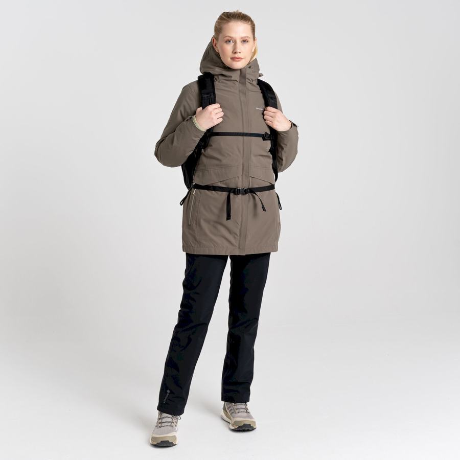 Olive Craghoppers Caldbeck Pro 3 in 1 Women's Jackets | PTE2771IB