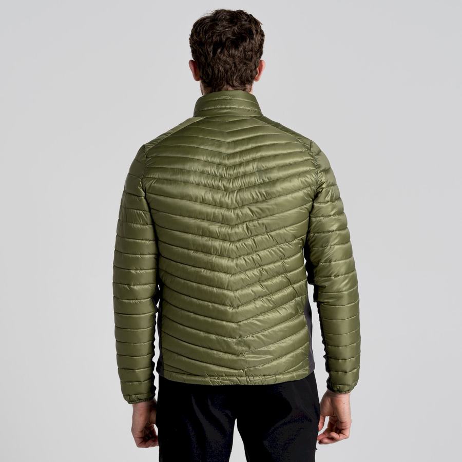 Olive Green Craghoppers ExpoLite Insulated Men's Jackets | RCP125XQ