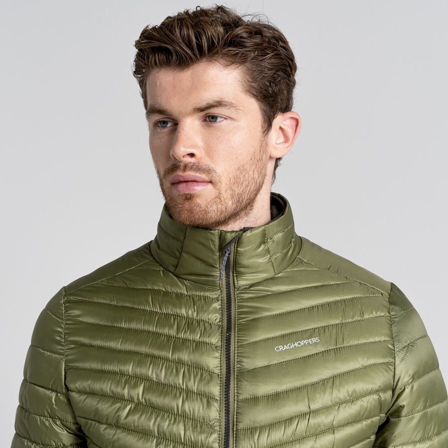 Olive Green Craghoppers ExpoLite Insulated Men's Jackets | RCP125XQ