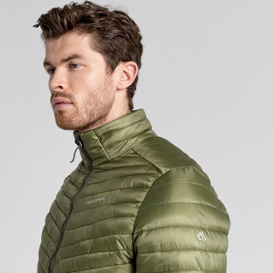 Olive Green Craghoppers ExpoLite Insulated Men's Jackets | RCP125XQ