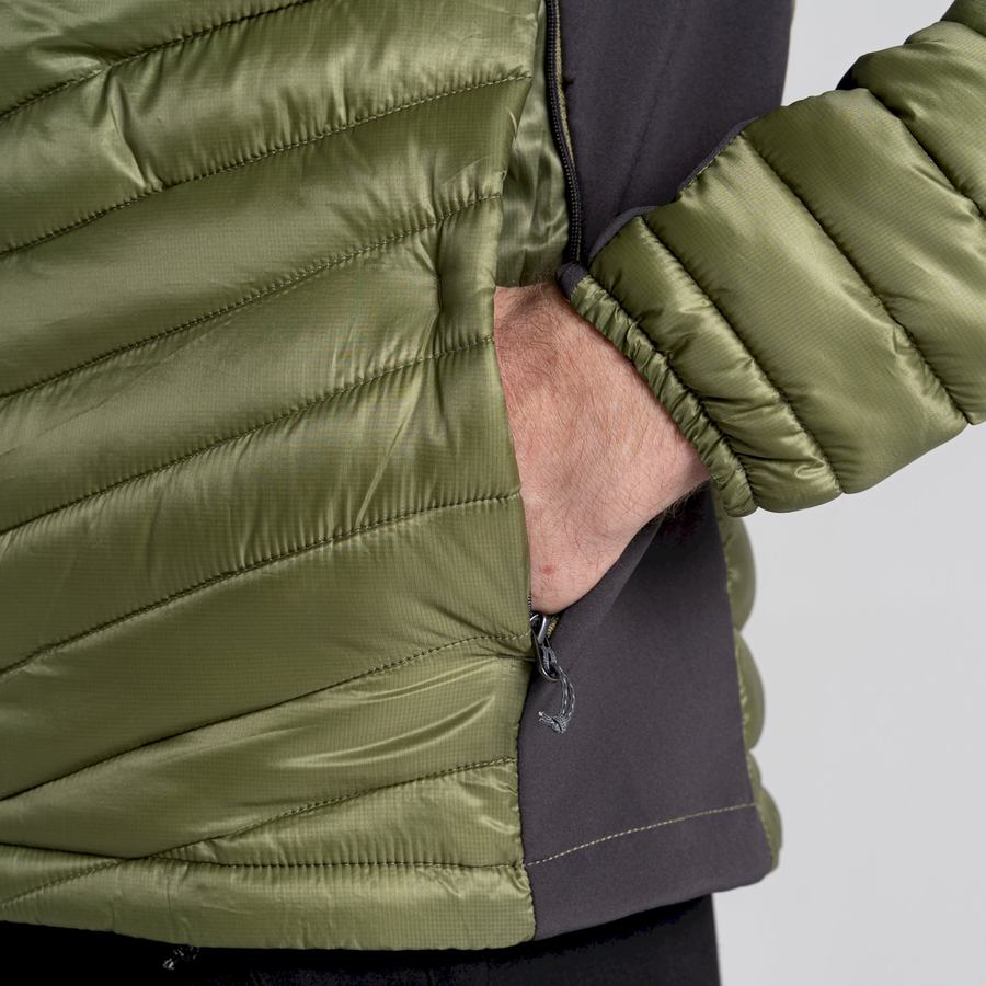 Olive Green Craghoppers ExpoLite Insulated Men's Jackets | RCP125XQ