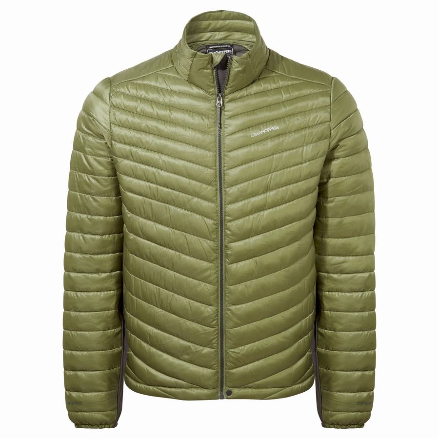 Olive Green Craghoppers ExpoLite Insulated Men\'s Jackets | RCP125XQ