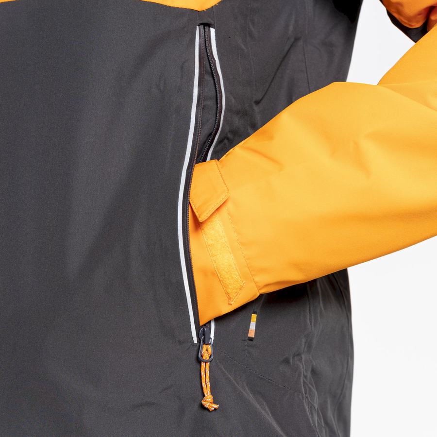 Orange Black Craghoppers Waterproof Atlas Men's Jackets | ZQI4646GO